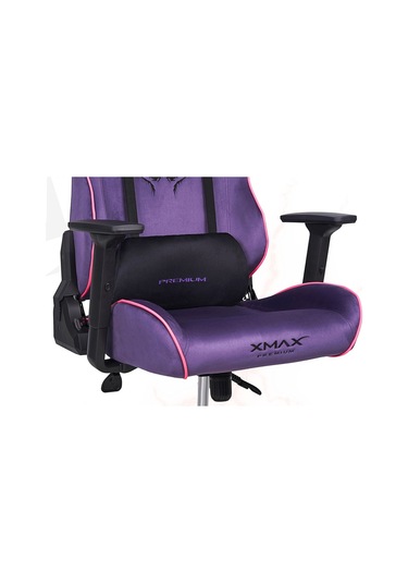 Rio Balerion Terletmez Kadife Kumaş Mor Gaming Oyuncu Koltuğu -5 Mor