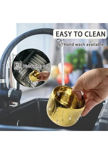 Cordial Altın Şekerlik: Paslanmaz Çelik Cam Kapaklı Ve Kaşıklı, Kahve Bar Ve Mutfak İçin Çok Amaçlı Dayanıklı Ürün Altın