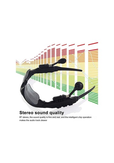 Folinda Domary Polarize Güneş Gözlüğü, Bluetooth Kulaklık, Mikrofonlu Elliksiz Arama, Müzik Kontrol, Outdoor Sporlar İçin Sürüş, Yürüyüş, Golf