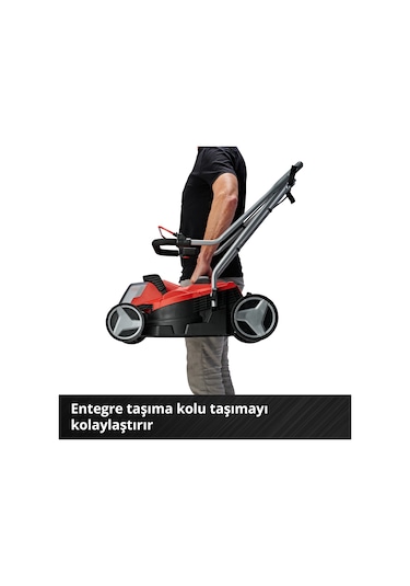 Einhell GE-CM 18/33 Li (1x4,0 Ah) Akülü Çim Biçme Makinesi - 3413260
