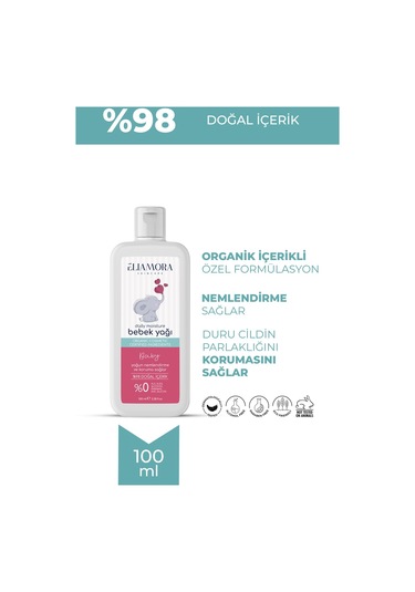 Eliamora Besleyici Koruyucu Organik Bebek Bakım Yağı