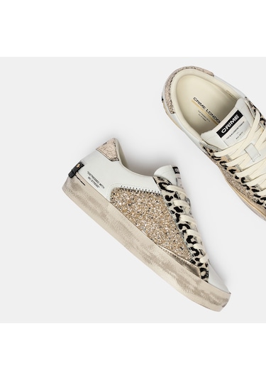 Sneaker Kadın 29003pp8.26 Crime London Dıstressed 26/c08l Platinum