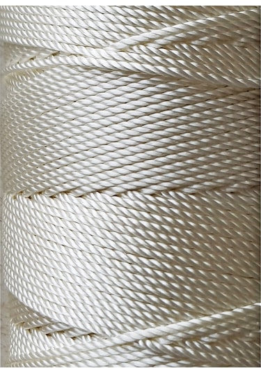 3 Büküm Yüksek Kalite Kopmayan İp 42no Naylon Ağ İpi 1.5mm İnşaat Çırpı Duvar Uçurtma İpi - 500 Gr