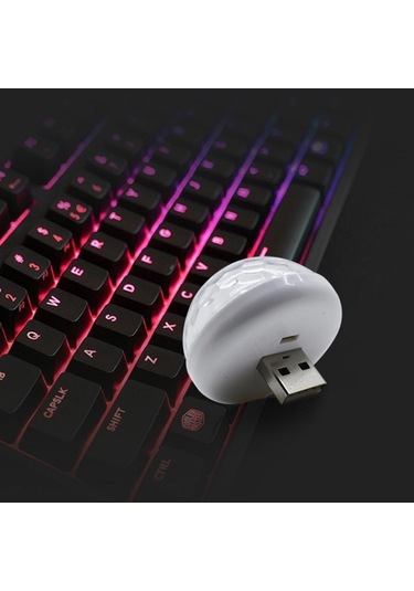 İç Mini Usb Gece Arabası Oto Dj Sahne Işığı Lambası Led Aydınlatma Atmosferi