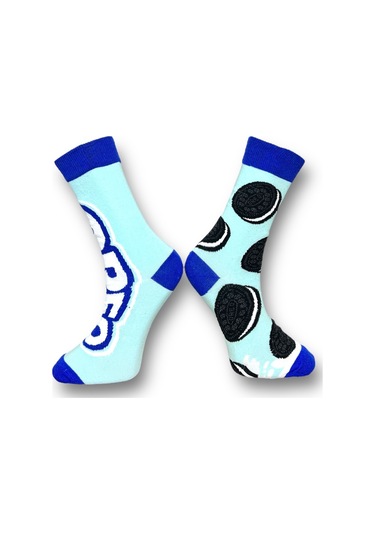 3'lü Unısex Kurabiye, Avokado Ve Ananas Tasarımlı Esnek Nem Alabilen Pamuklu Spor Soket Çoraplar Çok Renkli