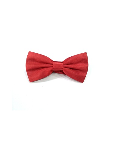 Saten Kumaş Kırmızı Çocuk Papyonu