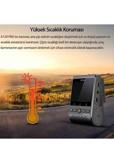 Viofo A129 Pro 4k Ultra Hd 5ghz Wifi Gps'li Araç Kamerası