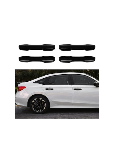 HONDA CIVIC FE1 (2022+) UYUMLU KAPI KOLU KAPLAMASI PIANO BLACK