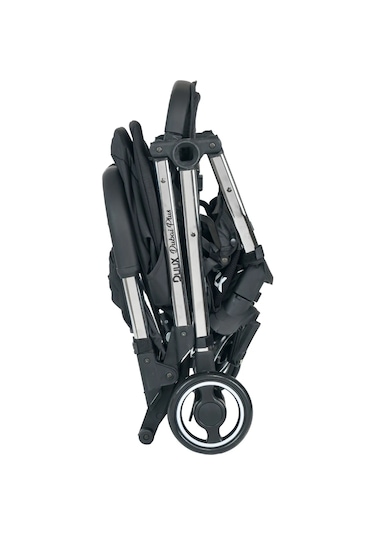 Duux Dubai Plus Kompakt Kabin Bebek Arabası Siyah