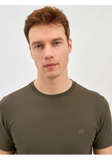 Karaca Erkek Modern Fıt Tişört-haki 11.25s.06.623 Haki