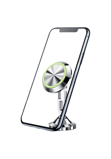 Jmary Mh-76 360 Derece Dönebilen Magnetik Düz Zemin Araç Telefon Tutucu Siyah