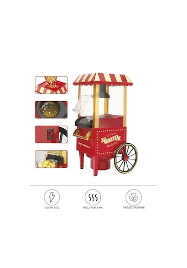 Vothoon VTN-002 Yağsız Mısır Patlatma Makinesi