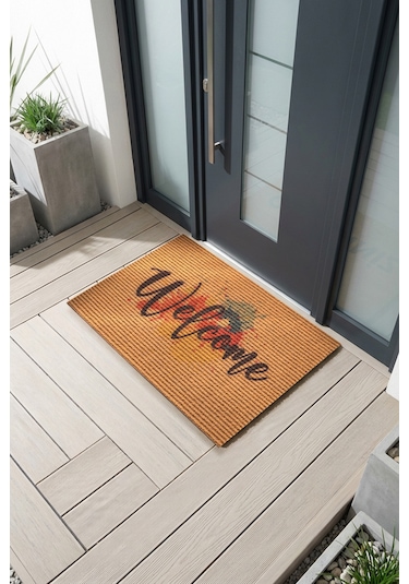 Charm Natürel Welcome Paspas Dış Kapı Paspası Kıl Kapı Önü Paspası 2015 Naturel