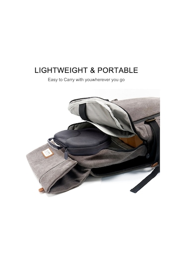 Kangvka Kulaklık Taşıma Kutusu, Eva Ve Oxford Kumaşı, Sağlama Ve Taşınabilirlik, 22 21 5.5cm Diğer