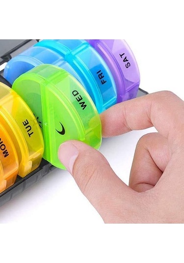 Pazly Suntek Kez İki Hap Hap Haftalık Günde Gün Düzenleyici 7 Gl Diğer