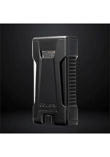 Colibri Rebel Çift Jet Puro Çakmağı Siyah