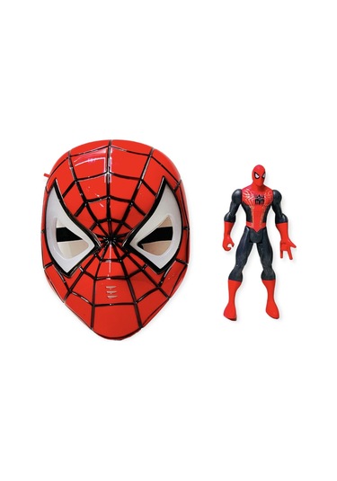 Avengers Işıklı Örümcek Adam Işıklı Örümcek Adam Maske Sünger Ata