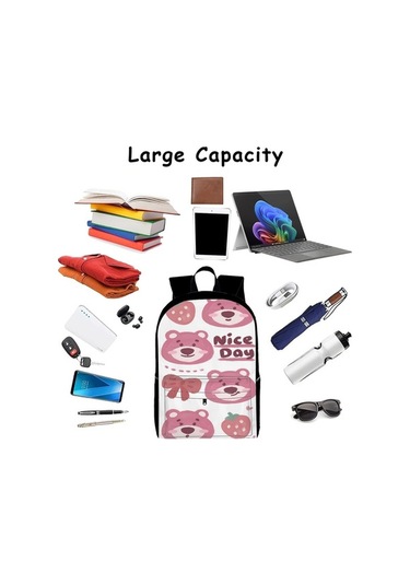 Trendooze Uygun, Siyah Siyah Sırt Sırt Seyahat Öğrenci, Kawaii Karikatür, Kapasiteli İş İnç Genç Dizüstü Çantası, Çantası Büyük Bilgisayara Bilgisayar Abd46 15.6 Mh Siyah