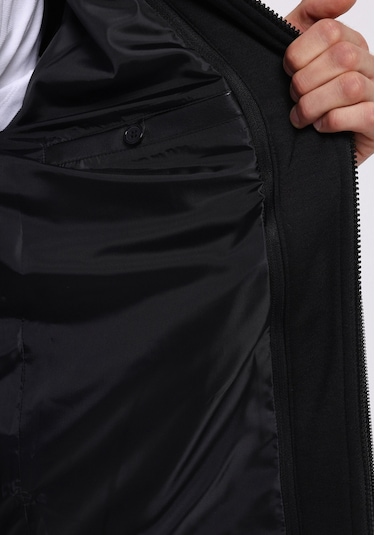 Colins Slim Fit Erkek Siyah Mont Pu Cl1076211 Q1.v1 Blk Siyah