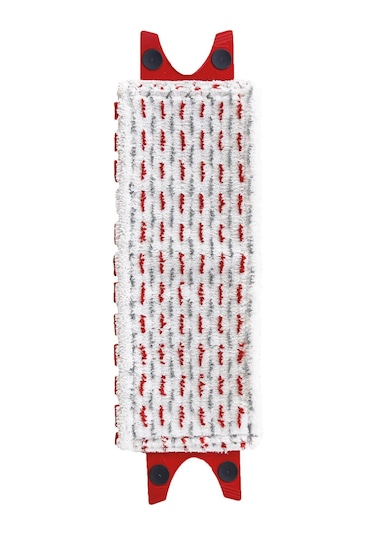 Vileda Ultramax Dikdörtgen Mikrofiber Yedek Paspas Beyaz - Kırmızı