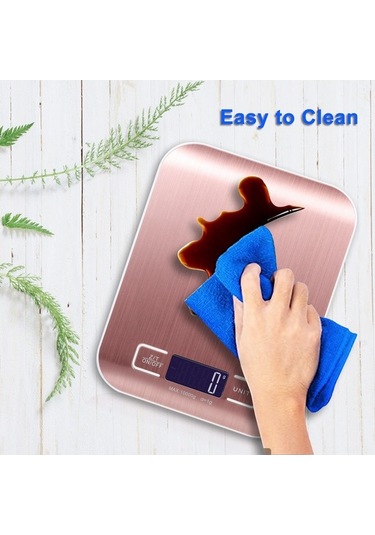 Novahub 5kg Ölçüm Aralığı Paslanmaz Çelik Mutfak Terazisi, Pişirme Fırınlama G Lb Oz Ml Kg Süt Ml, Çok Renkli, Pil İle Çalışan Çok Renkli