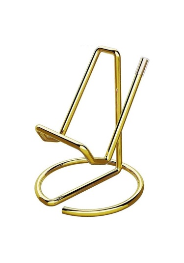 Mobil Telefon Standı, Masa İçin Telefon Standı, Ofis Taşınabilir Sevimli Mobil Telefon Tutucu, Tüm Cep Telefonlarıyla Uyumlu Altın