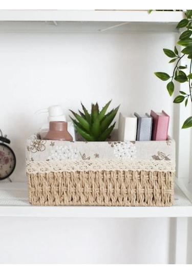 Logovo Bobrov Örgü Saklama Sepeti 144479261 Bej