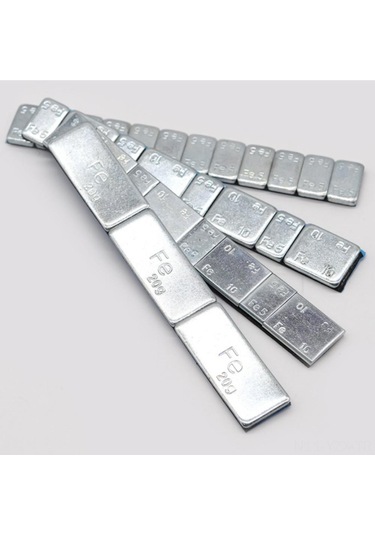 Yaozixa Araba Lastik Denge Bloku, Çelik Yapı, Yapıştırıcı Tipi, 20g X 3 Adet/şerit, Tüm Tekerlek Ve Jantlar İçin Uygun, Sağlam Tutuş