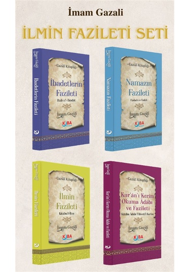 İmam Gazali - İlmin Fazileti Seti 4 Kitap Set / İmam Gazali