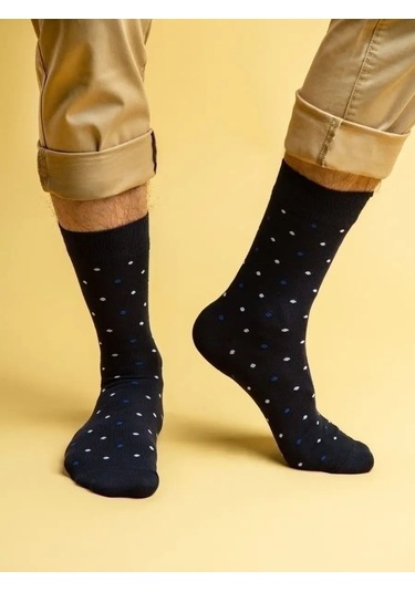 Nosko 5 Çift Uzun Yırtmaçlı Çoraplar 29425142 Mavi