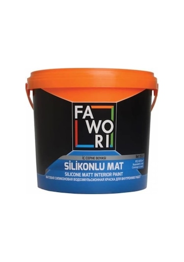 Fawori Silikonlu Mat İç Cephe Boyası 15 Lt Ekru