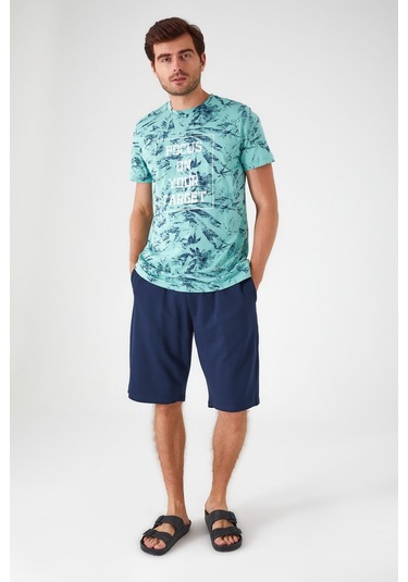 Arnetta Your Target Yeşil Erkek Bermuda Takım