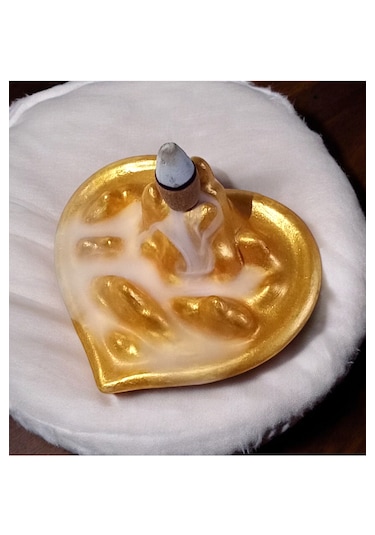 Kalp Şeklinde Himalaya Dağ Tasarımlı Geri Akış Şelale Tütsülük Go