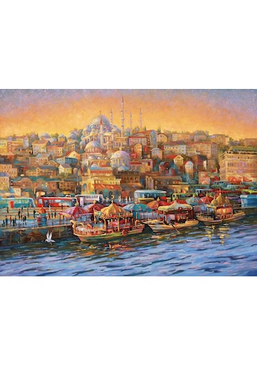 Nova 1000 Parça İstanbul Eminönü Balıkçıları Puzzle - Nikolay Siv