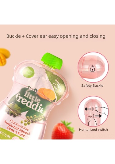 Geeroyoo 3 Aydan Büyük Bebekler İçin Sızdırmaz, Taşınabilir Mevsim Meyve Puree, Yoğurt Saklama Kutusu - Kırmızı Toptan Alım