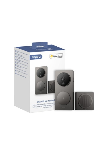 Aqara Görüntülü Kapı Zili G4 Zil Dahil , 1080p Fhd Homekit Güvenli Görüntülü Kapı Zili Kamerası, Yerel Yüz Tanıma Ve Otomasyonlar, Kablosuz Veya Kablolu, S...-122702