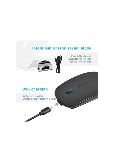 Dizüstü Bilgisayar/macbook/ipad İle Uyumlu Kablosuz Bluetooth Fare