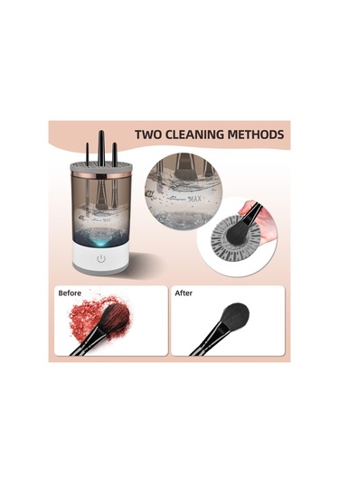 Loujın Kozmetik Fırça Temizleyici - Usb İle Çalışan Otomatik