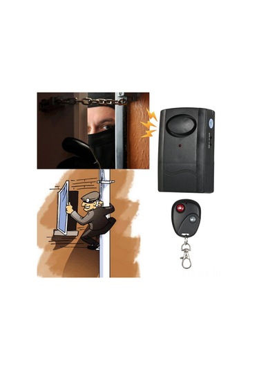 Konesam Kablosuz Kumandalı Titreşimli Alarm Sensörü - Ev, Dükkan, Araç, Kapı/pencere Güvenliği, 120db Ses, 20m Kumanda Aralığı, Model Dlzd1