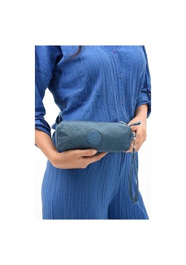 Tek Bölmeli Kalemlik Yıkanabilir ve Su Geçirmez Mavi Model: 571-15h - Mavi