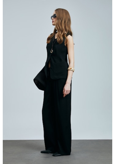 Lufian Dıana Kadın Pantolon Siyah Siyah 121190021100100 Siyah