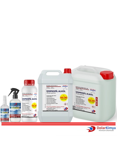 İzopropil Alkol İpa 100 Ml Sprey Başlıklı, Extra Saf %99.90