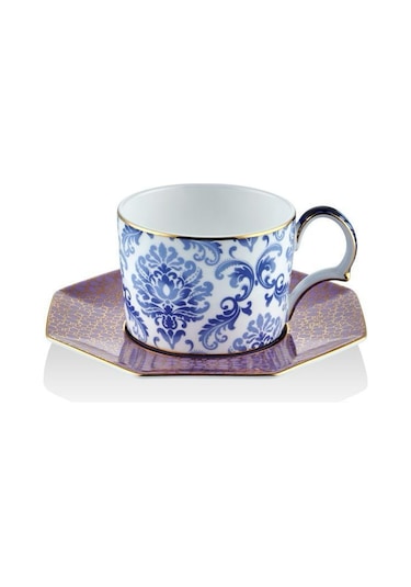 Lamedore Tea Delight Çay Fincanı Prussian Blue Blooming Baroque 1 Adet
