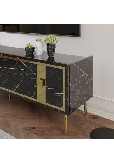 Kare Dolap,çekmece Mobilya Kulbu 4 Adet Altın