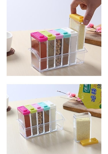 Depolama Konteyner Şişe Şeffaf Baharat Kavanoz Biber Püskürtücü Konteyner Çeşni Cruet Saklama Kabı Mutfak Aracı Şişeler, Kavanozlar Ve Amp Kutular 1