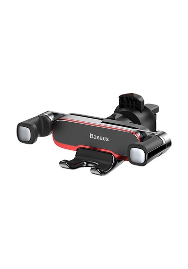 Baseus Baseus Araç Telefon Tutucu - İphone Samsung İçin Metal Yerçekimi Standıblack Black