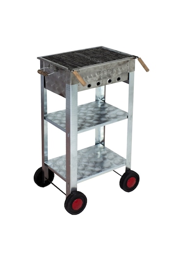 Metehan MTH-62 Maltız Izgaralı - Dört Tekerlekli Battal Boy Mangal