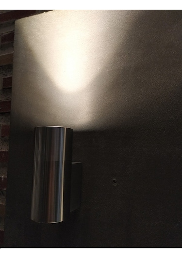 Dış Mekan Dekoratif Tek Yönlü Aplik Krom