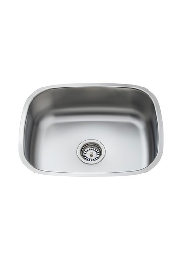 Bloom Ege Lux Kare Tezgah Altı Eviye 40 x 45 CM + 430 Kalite Düz Büyük Kafa Sifon