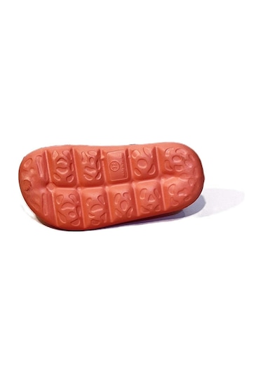 Fiyra 2052 Pudra Smıle Crks Taşlı Kız Çocuk Havuz Plaj Terlik Pudra